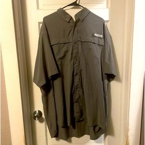 Real Tree Fishing Tee Button Down Size 3XL